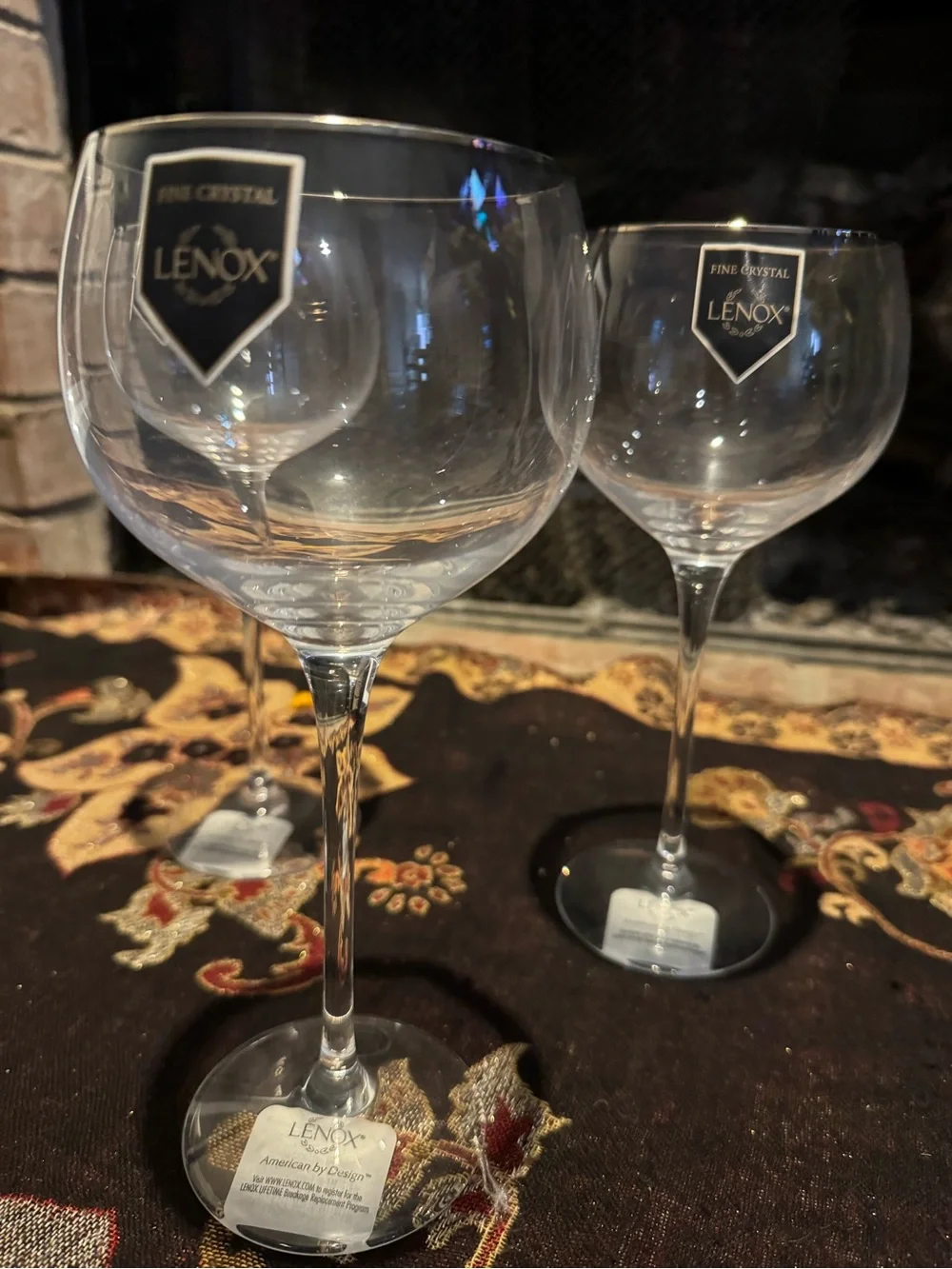 Lenox Clear Crystal Wine Glasses - Clear